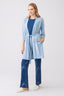 BLUE  MELANGE ROBE