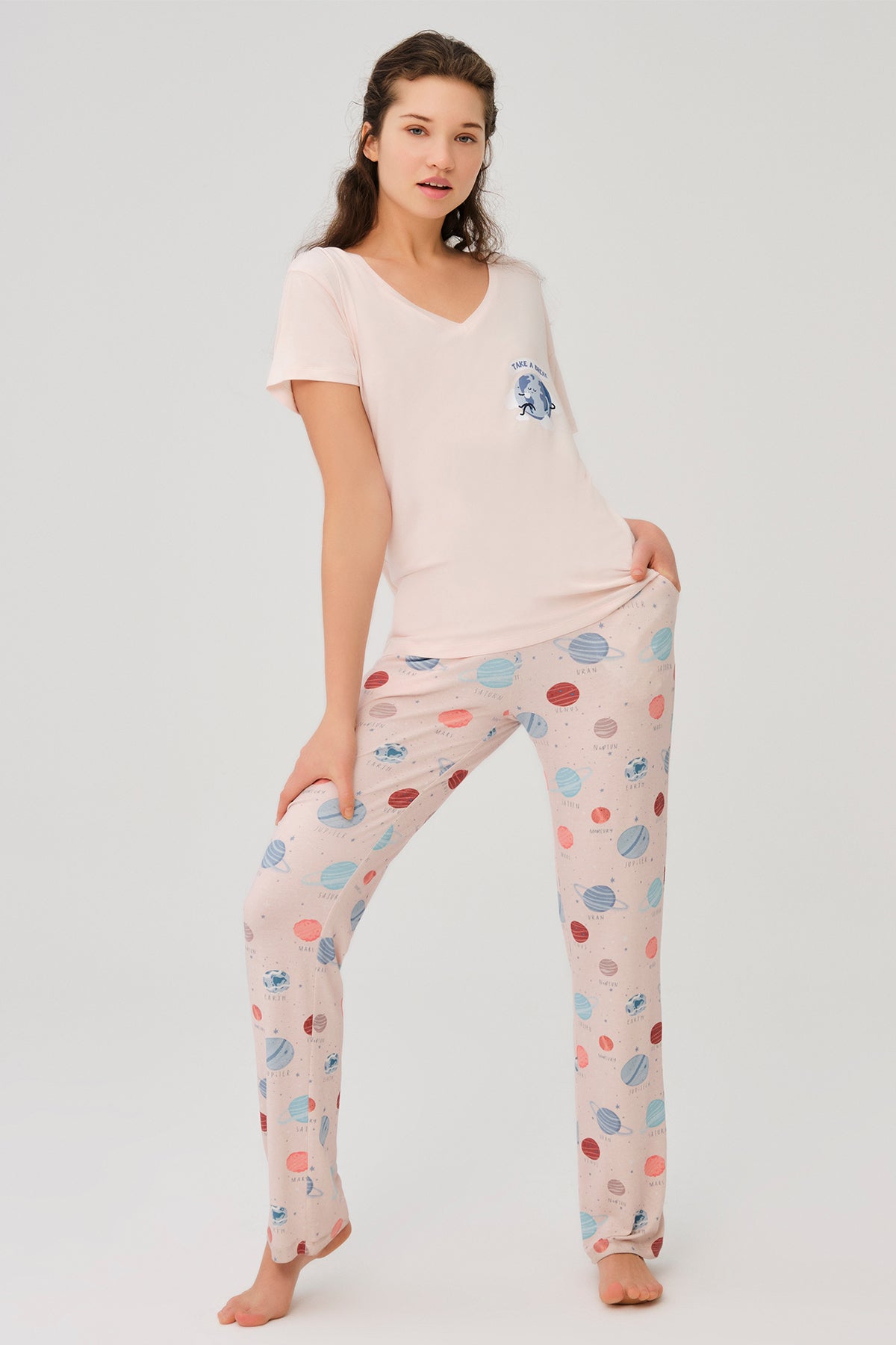 BABY PINK PYJAMA SET