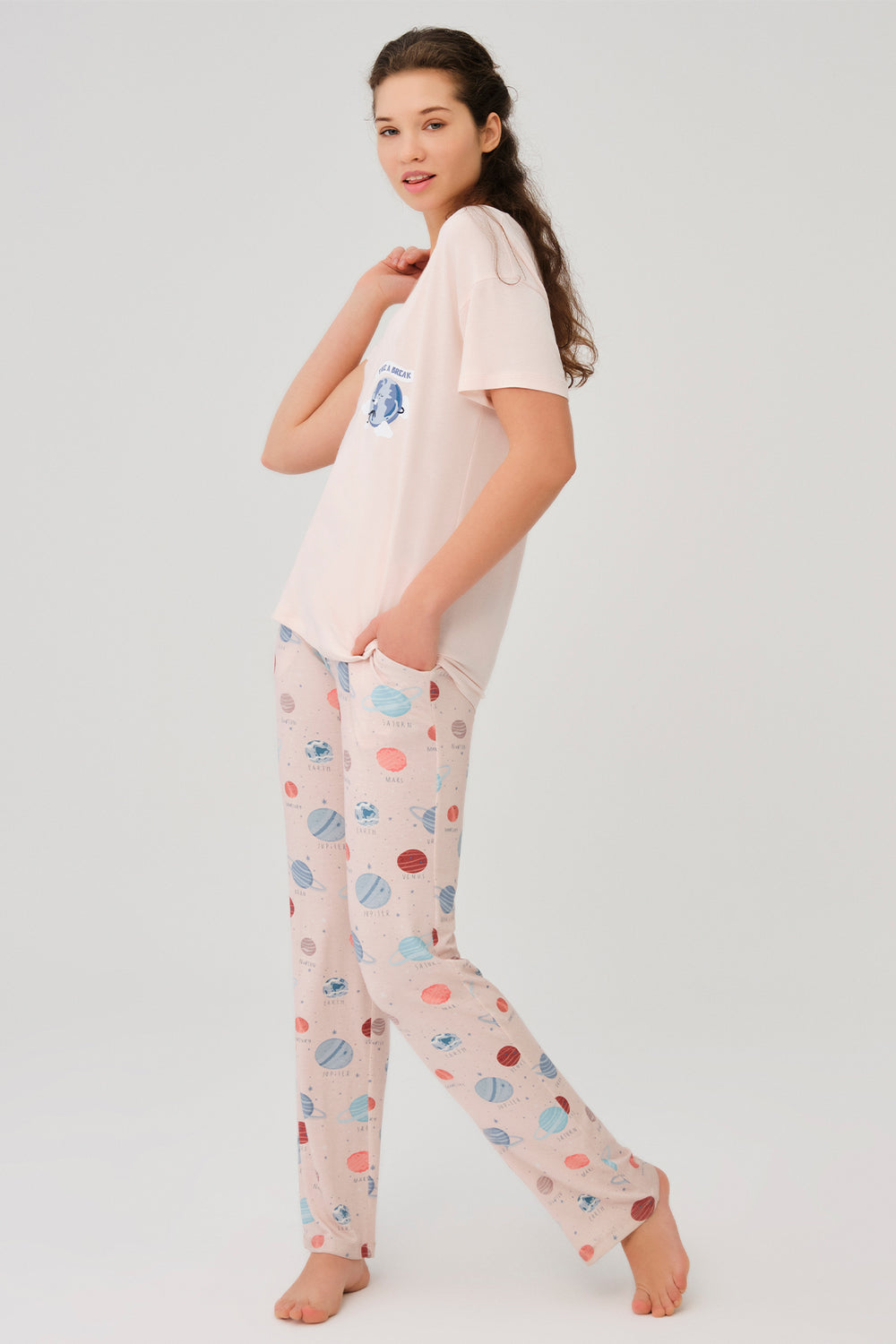 BABY PINK PYJAMA SET