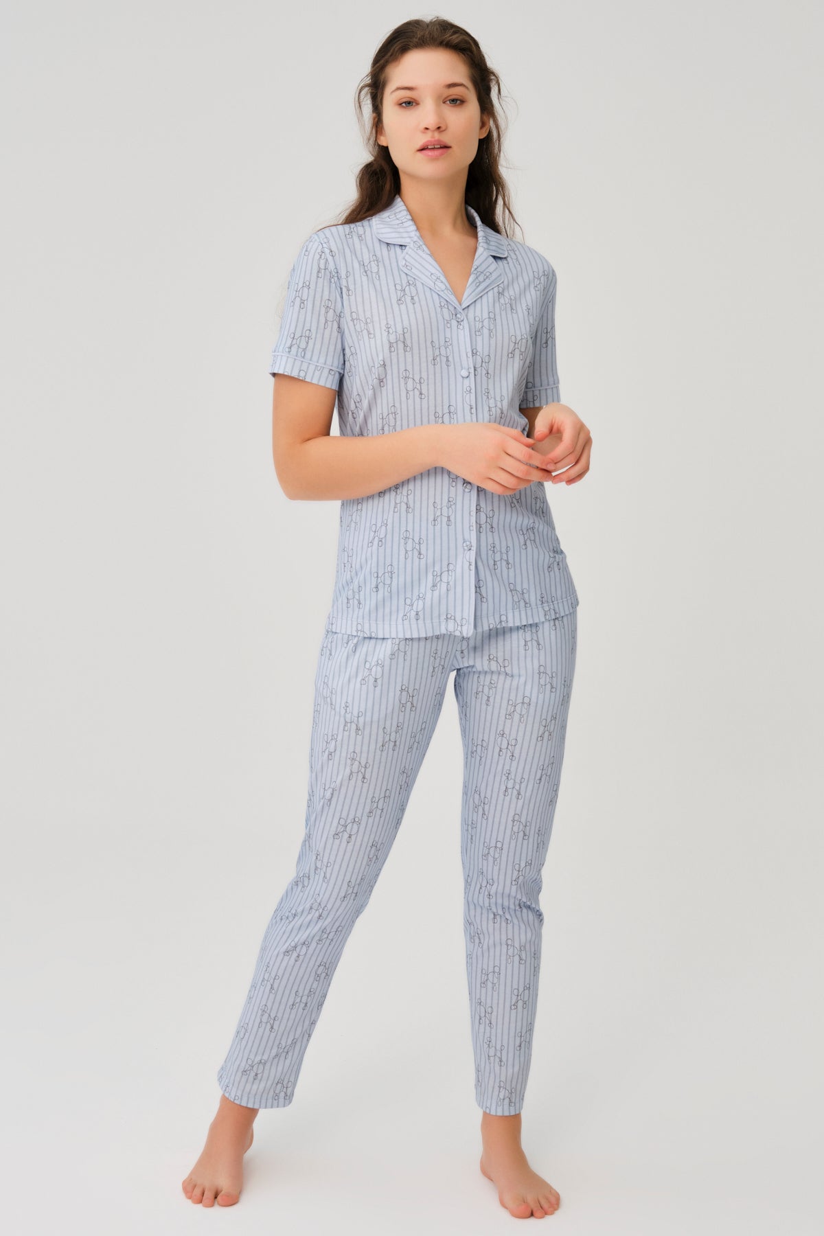 BLUE PYJAMA SET