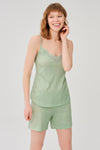 GREEN SHORTS SET