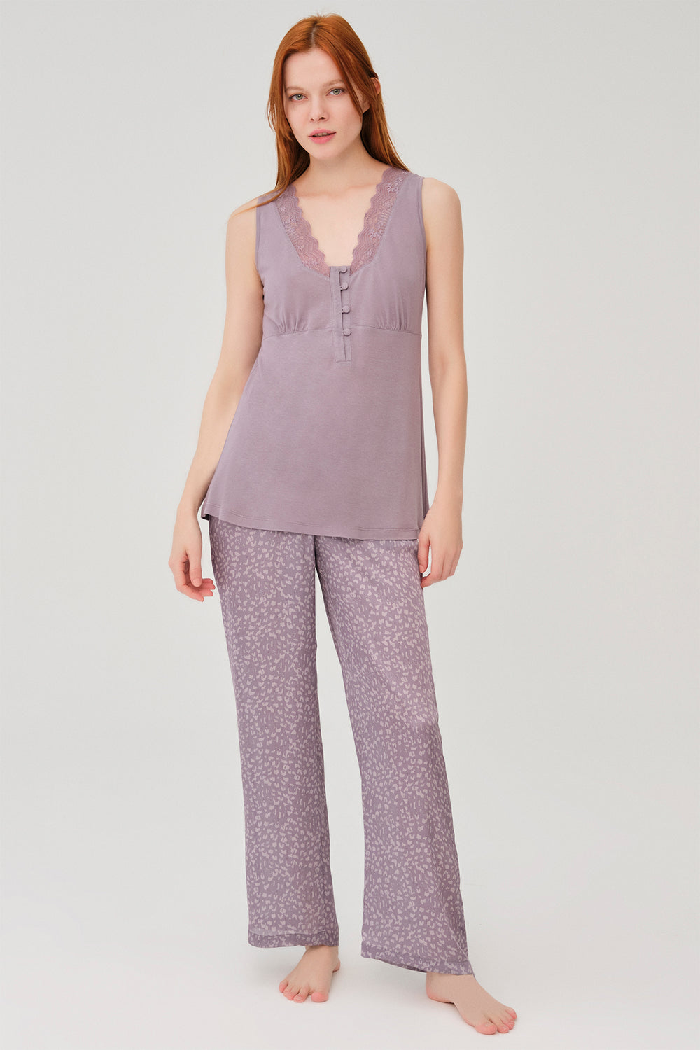 LIGHT PURPLE PYJAMA SET
