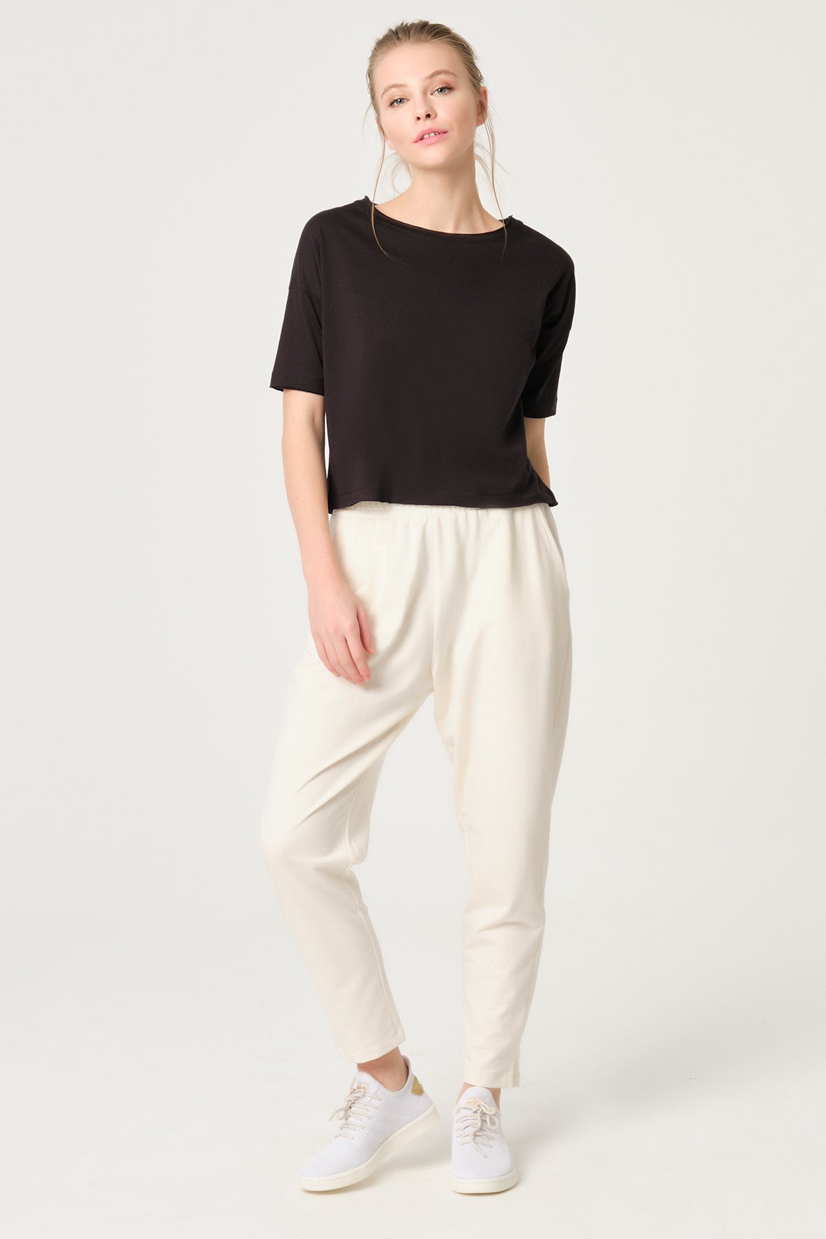 OFF WHITE ONE PIECE TOP- ONE PIECE BOTTOM