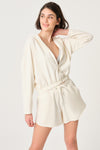 OFF WHITE ONE PIECE TOP- ONE PIECE BOTTOM