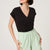 BLACK ONE PIECE TOP- ONE PIECE BOTTOM