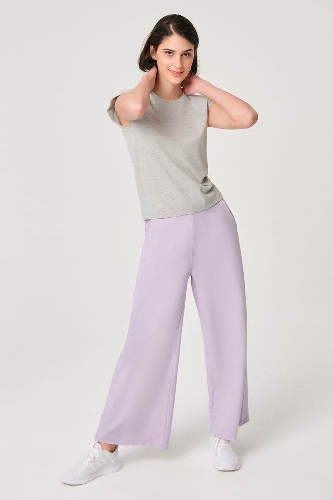 GREY MELANGE ONE PIECE TOP- ONE PIECE BOTTOM