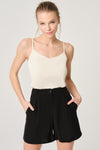 BLACK ONE PIECE TOP- ONE PIECE BOTTOM