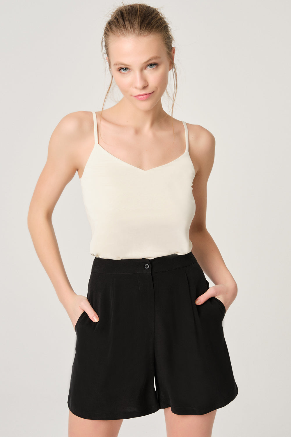 BLACK ONE PIECE TOP- ONE PIECE BOTTOM