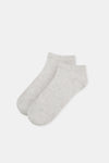 WHITE MELANGE SOCKS
