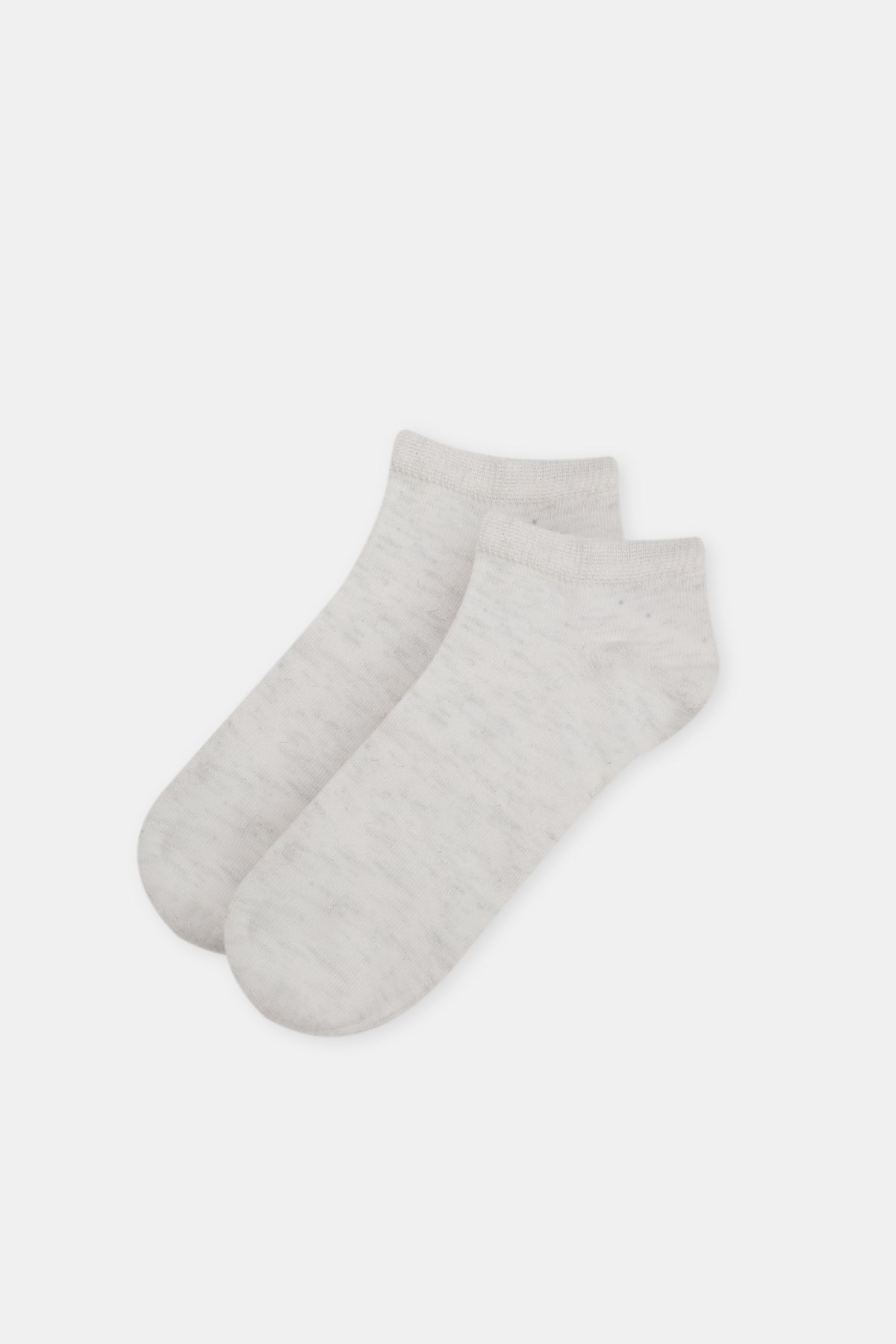 WHITE MELANGE SOCKS