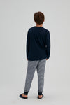 NAVY PYJAMA SET