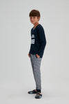 NAVY PYJAMA SET