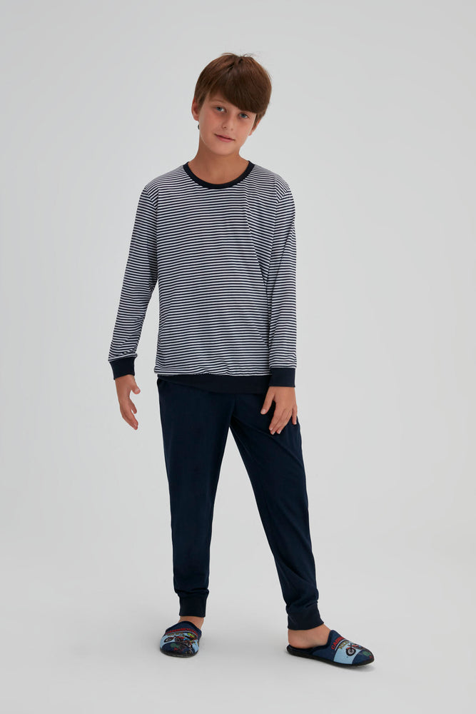 NAVY PYJAMA SET