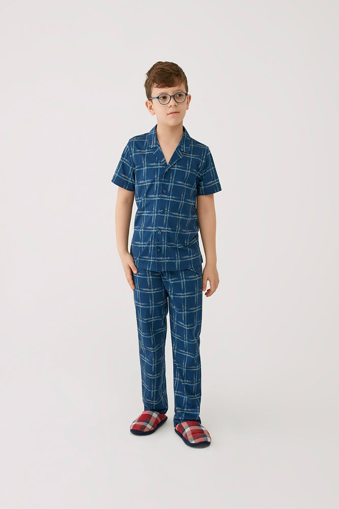 NAVY PYJAMA SET
