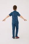NAVY PYJAMA SET