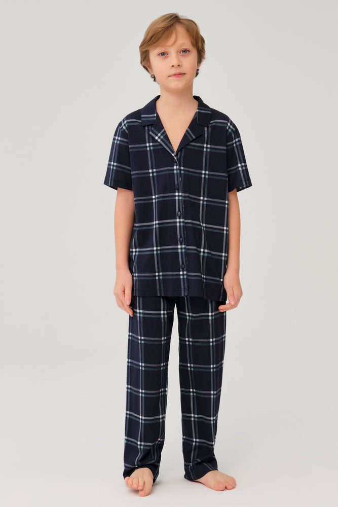 NAVY PYJAMA SET