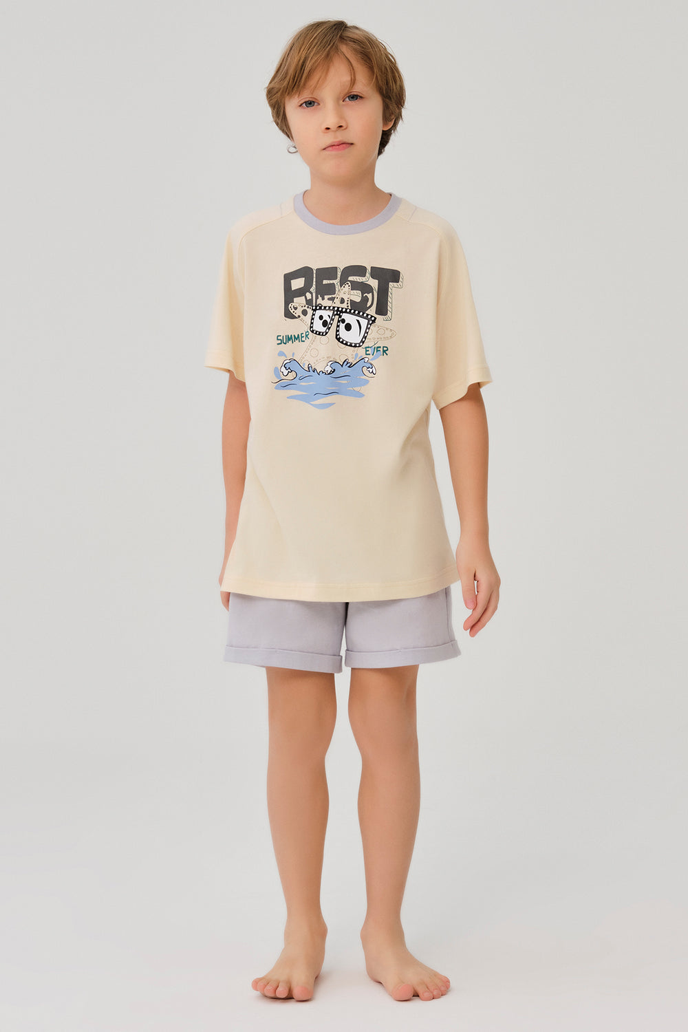 OFF WHITE SHORTS SET