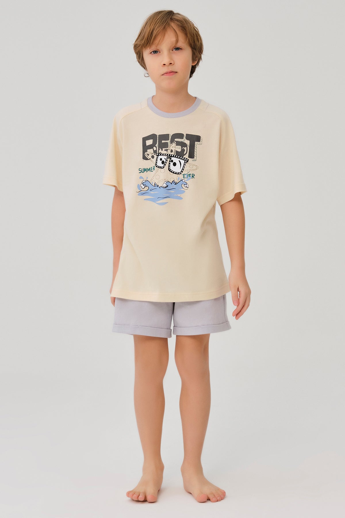 OFF WHITE SHORTS SET