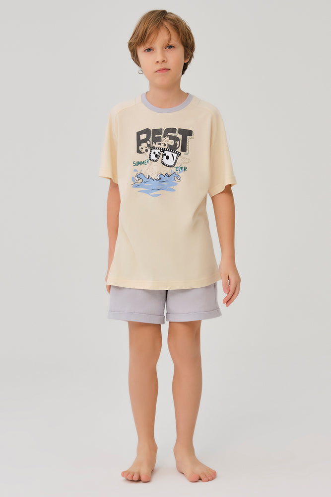 OFF WHITE SHORTS SET