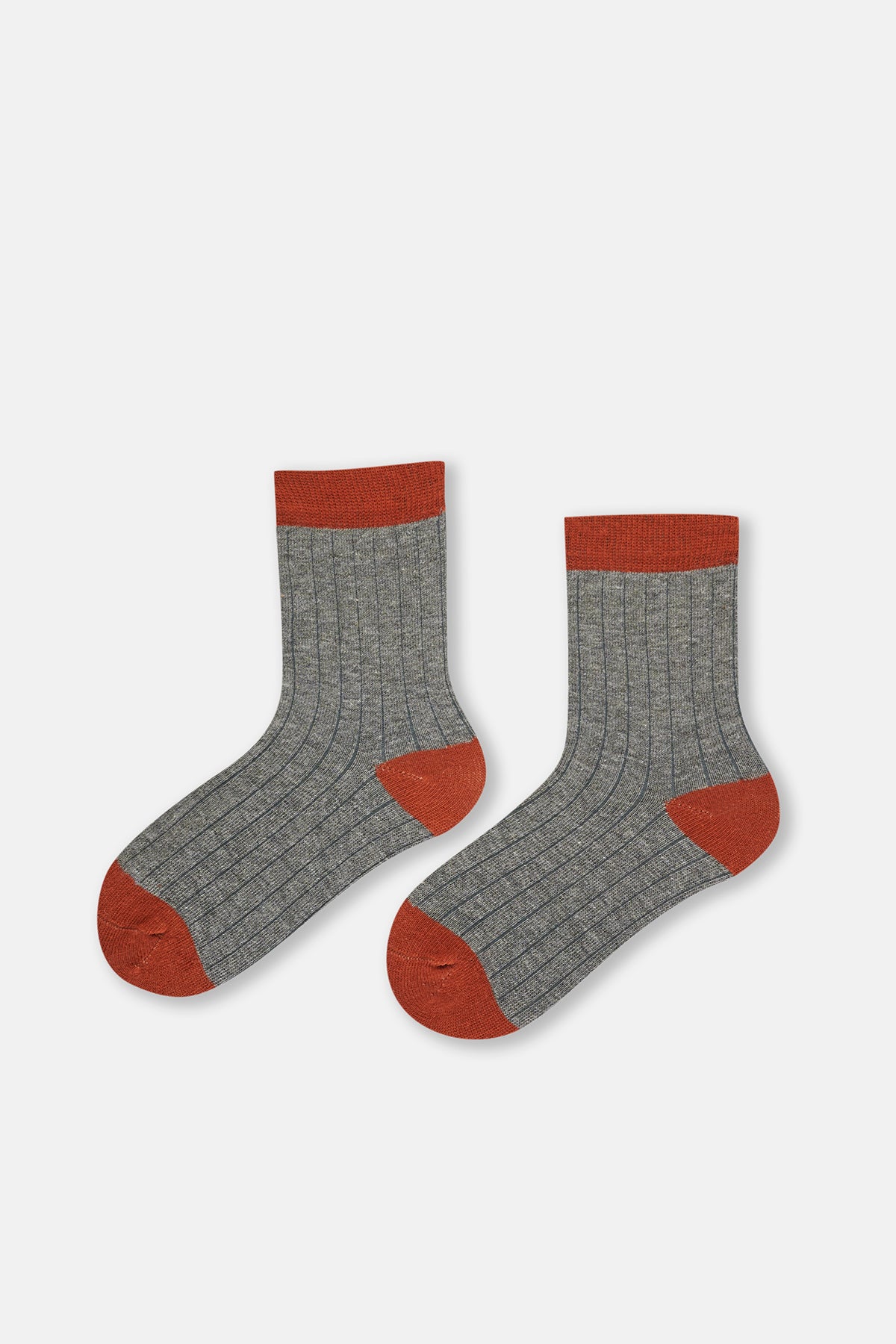 GREY MELANGE - CINNAMON SOCKS