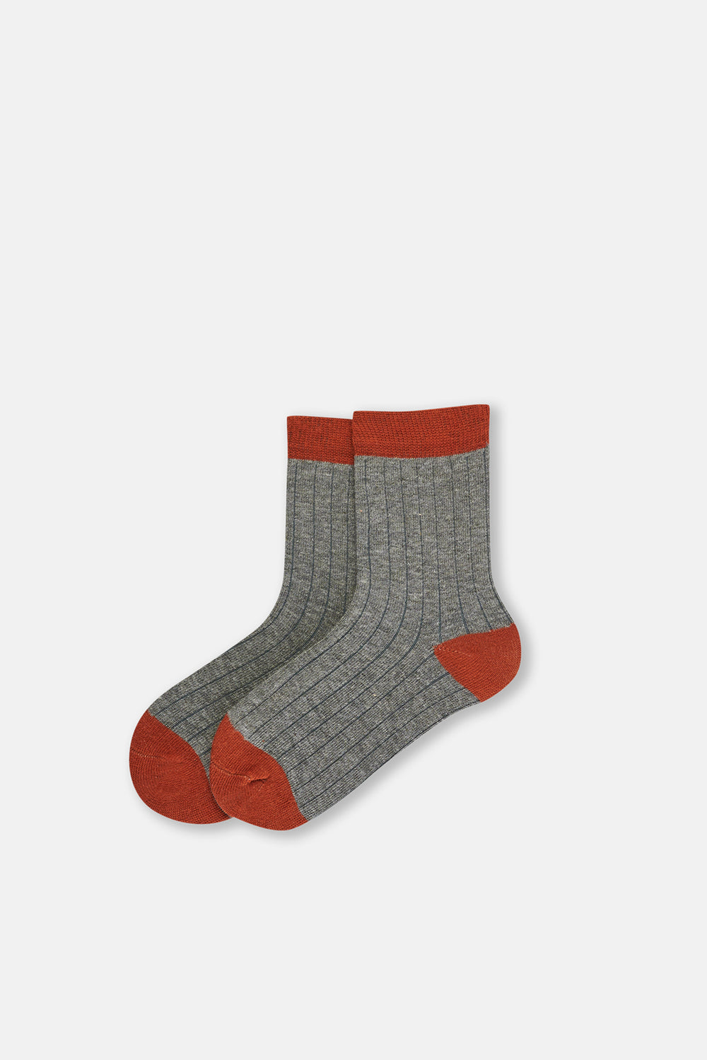 GREY MELANGE - CINNAMON SOCKS