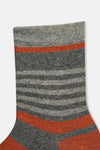 GREY MELANGE - CINNAMON SOCKS