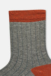 GREY MELANGE - CINNAMON SOCKS