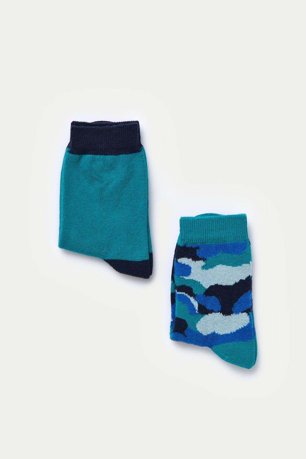 GREEN - NAVY SOCKS