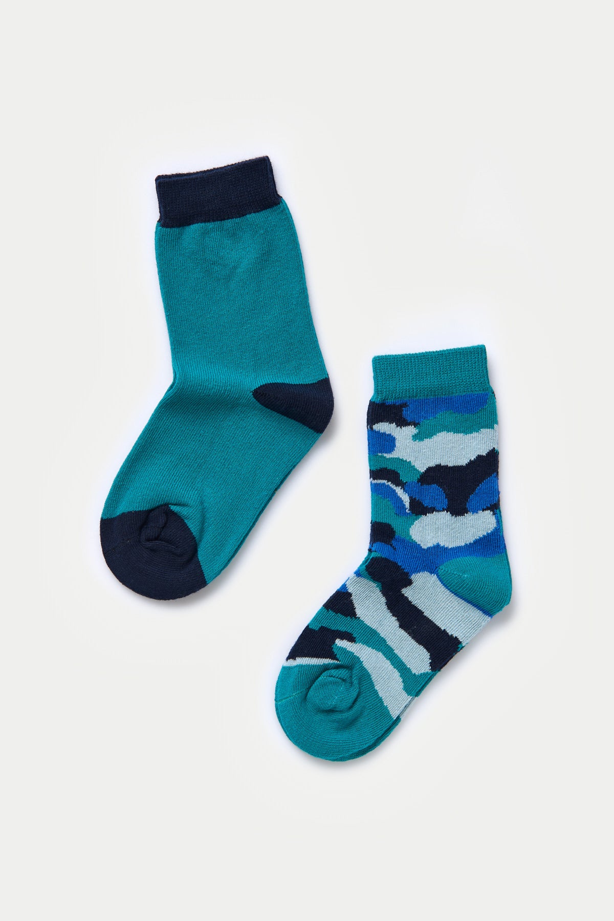 GREEN - NAVY SOCKS