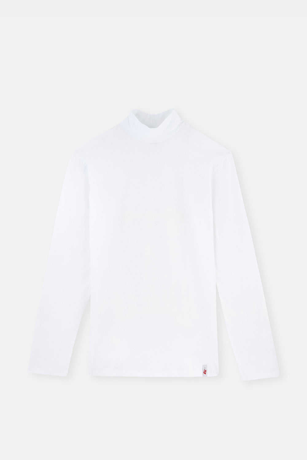 Beyaz Uzun Kol Yarım Balıkçı Yaka Üst