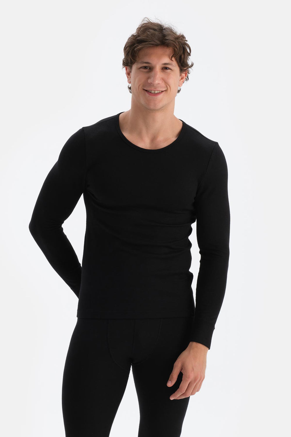 BLACK THERMAL UNDERWEAR