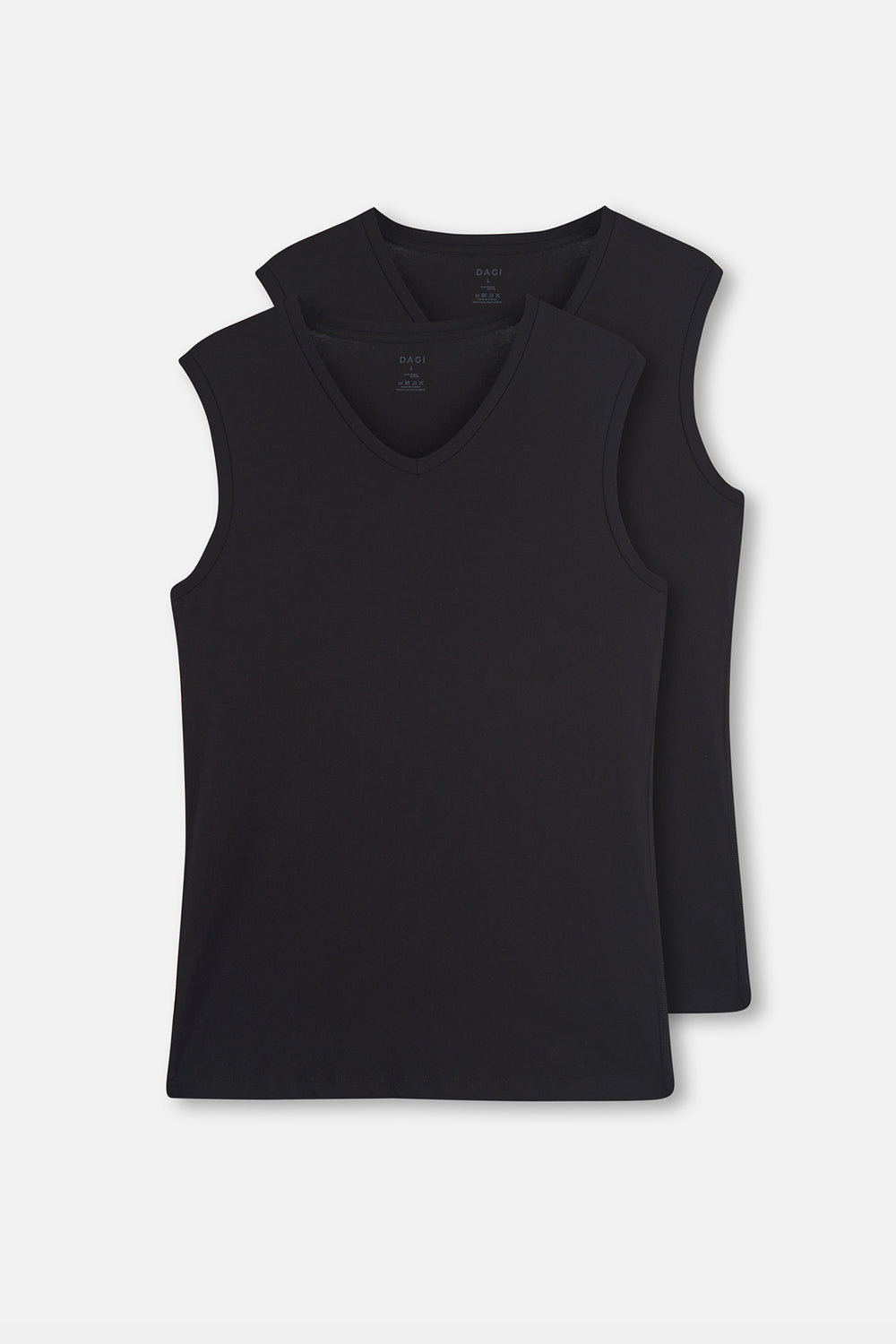 BLACK  T-SHIRT SLEEVLESS