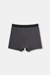 Antrasit Baskılı Pamuklu Boxer
