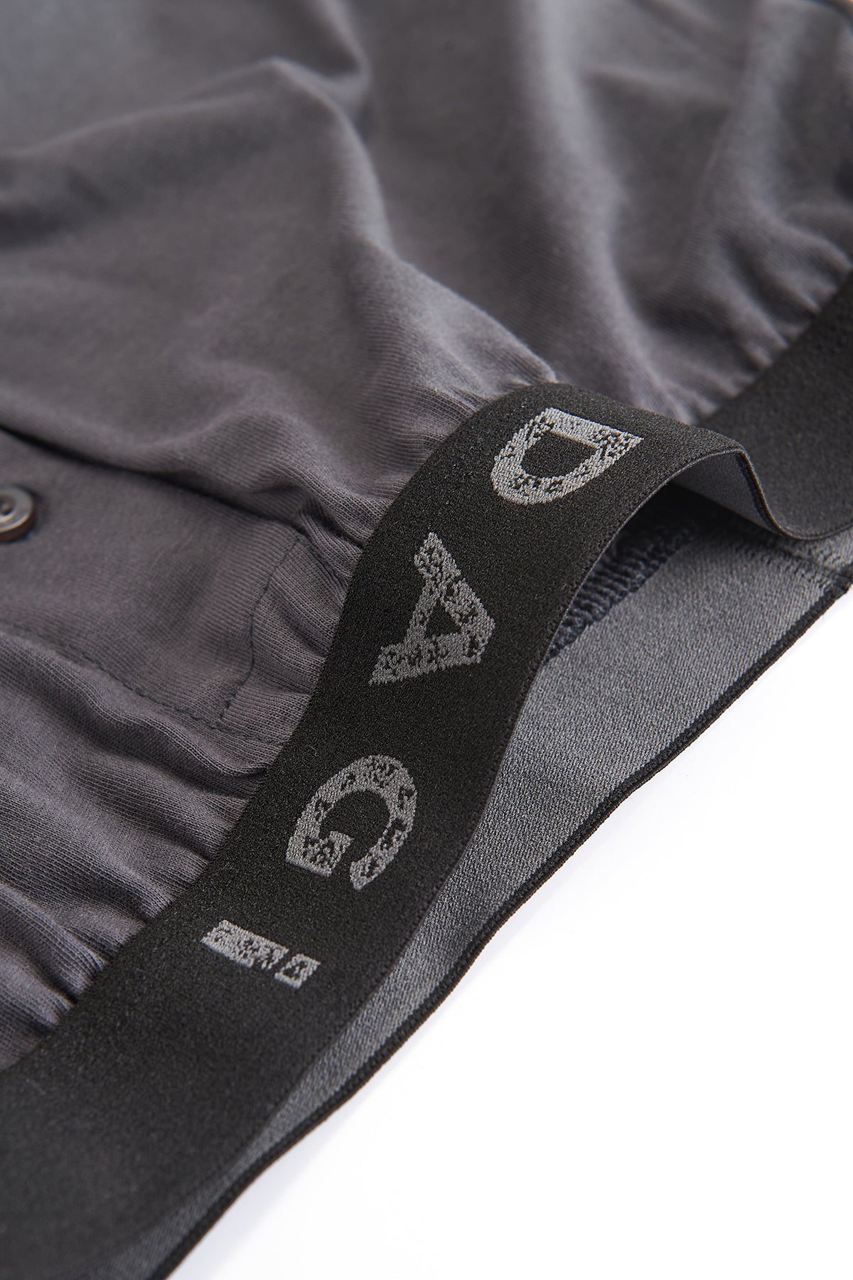 Antrasit Baskılı Pamuklu Boxer