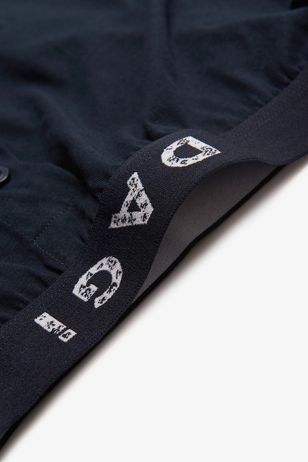 Lacivert Baskılı Pamuklu Boxer