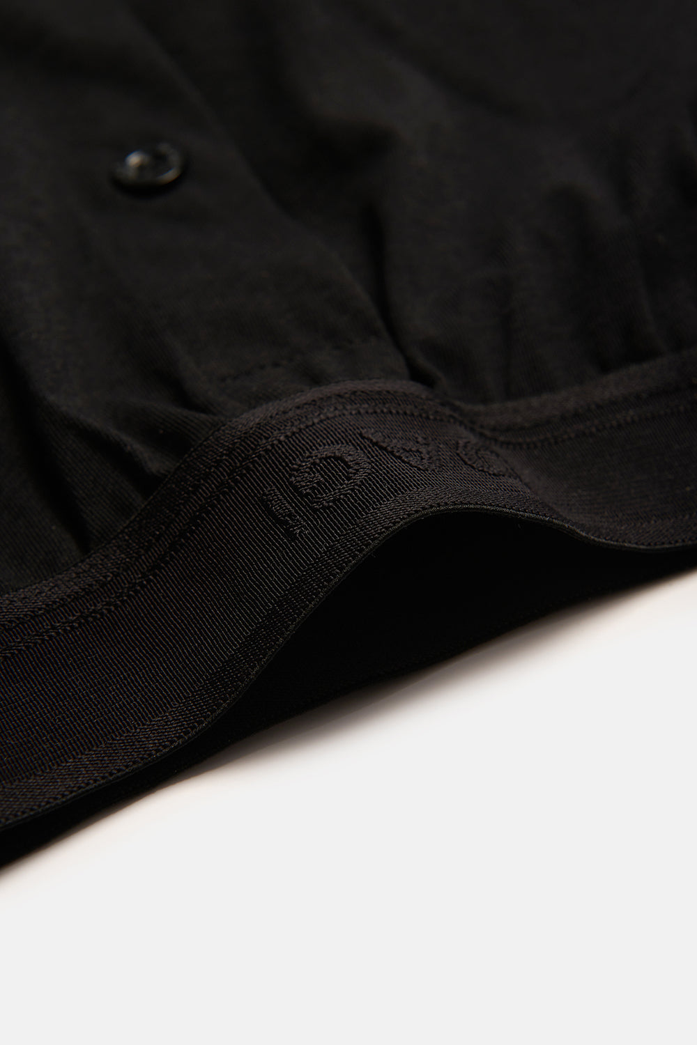 Siyah Baskılı Pamuklu Boxer