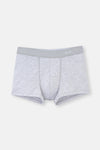 Gri Melanj Compact Penye Boxer