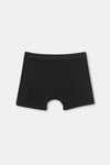 Siyah Spor Pamuklu Boxer