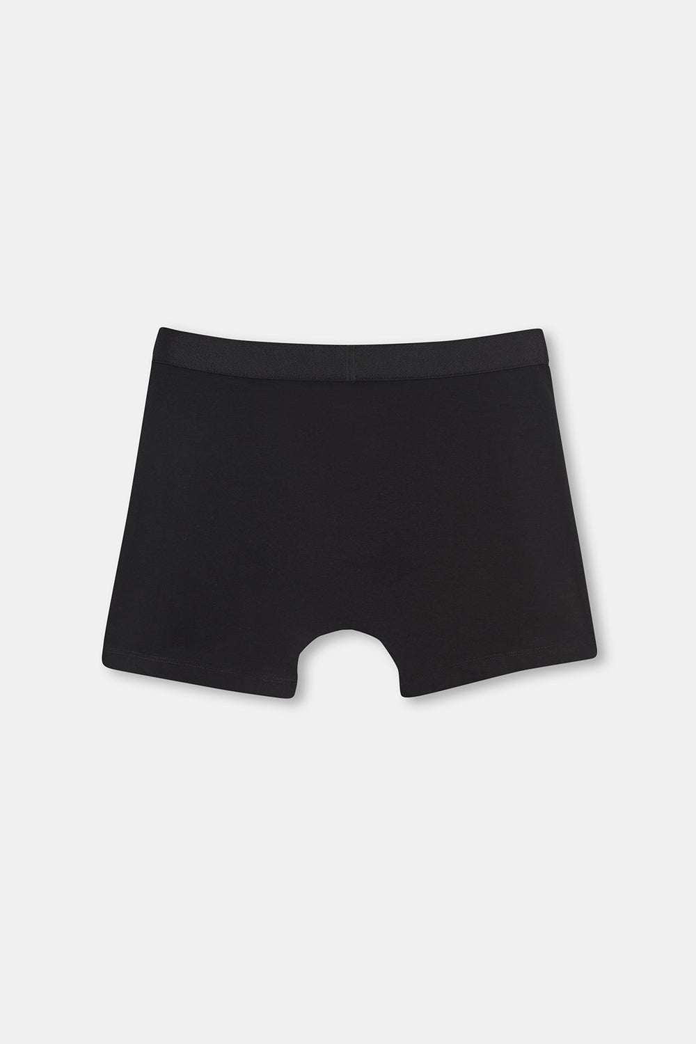Siyah Spor Pamuklu Boxer