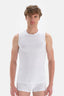 WHITE  T-SHIRT SLEEVLESS