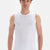 WHITE  T-SHIRT SLEEVLESS