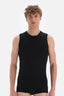 BLACK  T-SHIRT SLEEVLESS