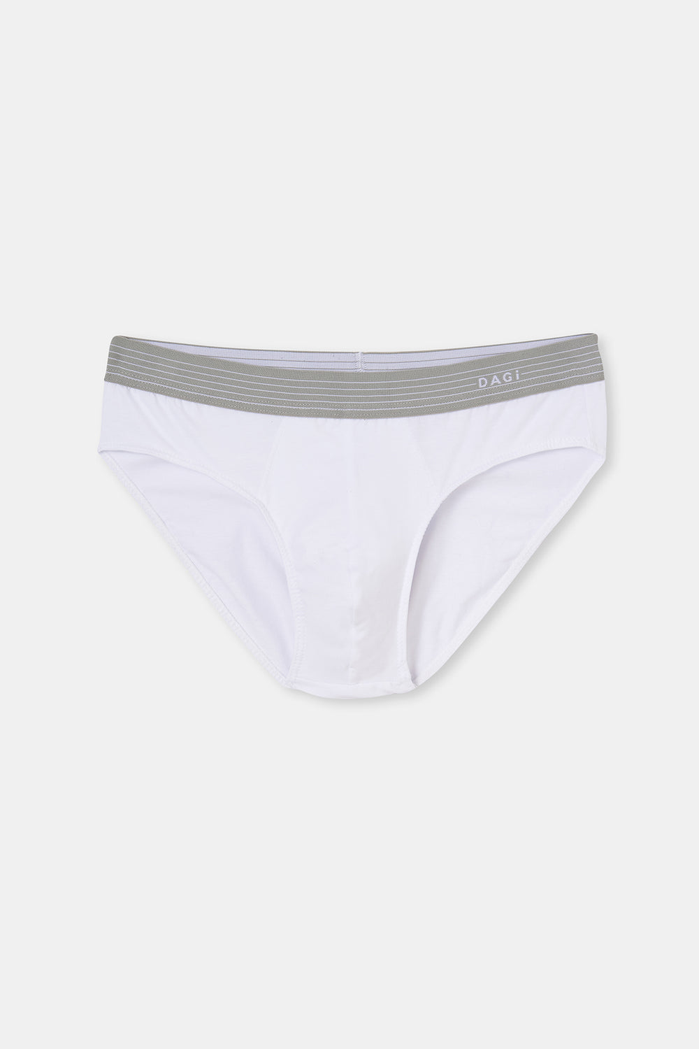 Beyaz Penye Compact Düz Erkek Slip Külot