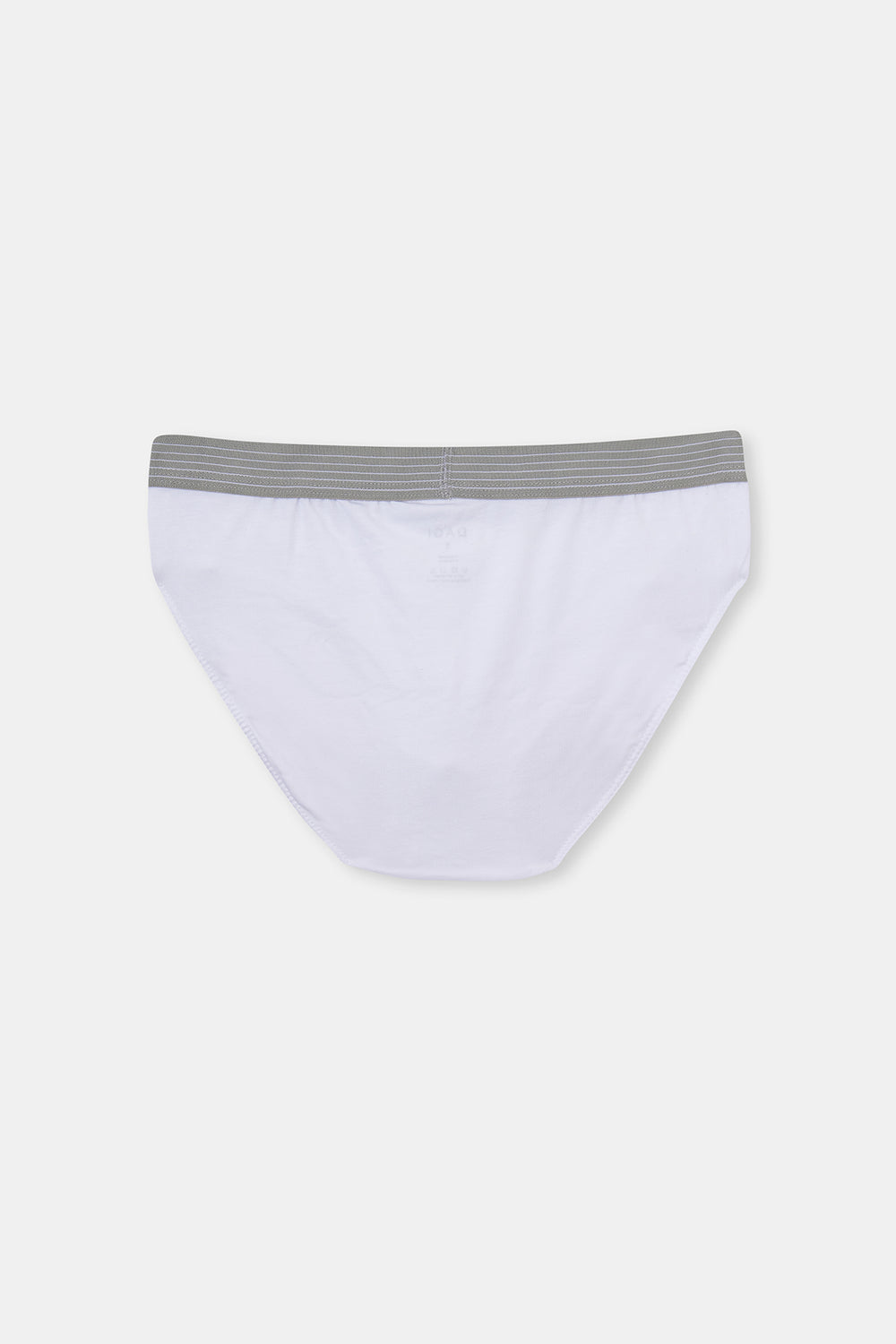 Beyaz Penye Compact Düz Erkek Slip Külot
