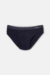 Lacivert Penye Compact Düz Erkek Slip Külot