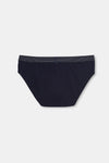Lacivert Penye Compact Düz Erkek Slip Külot