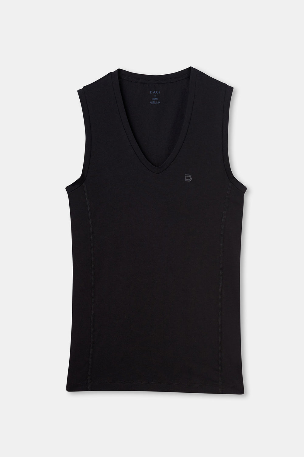 BLACK  T-SHIRT SLEEVLESS