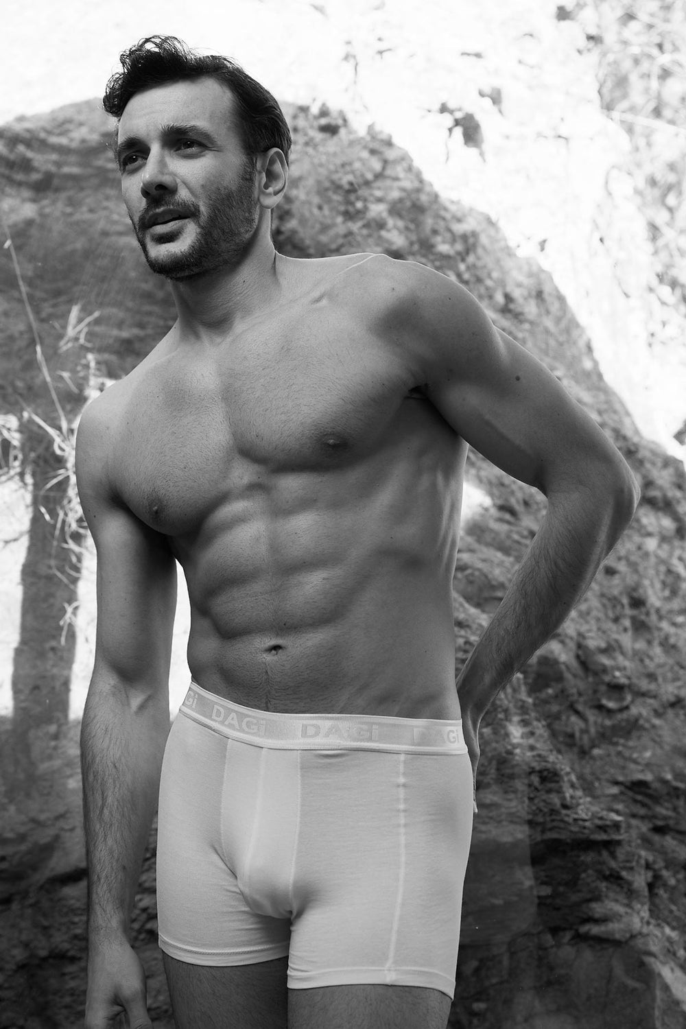 WHITE BOXER