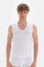 WHITE  T-SHIRT SLEEVLESS
