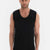 BLACK  T-SHIRT SLEEVLESS